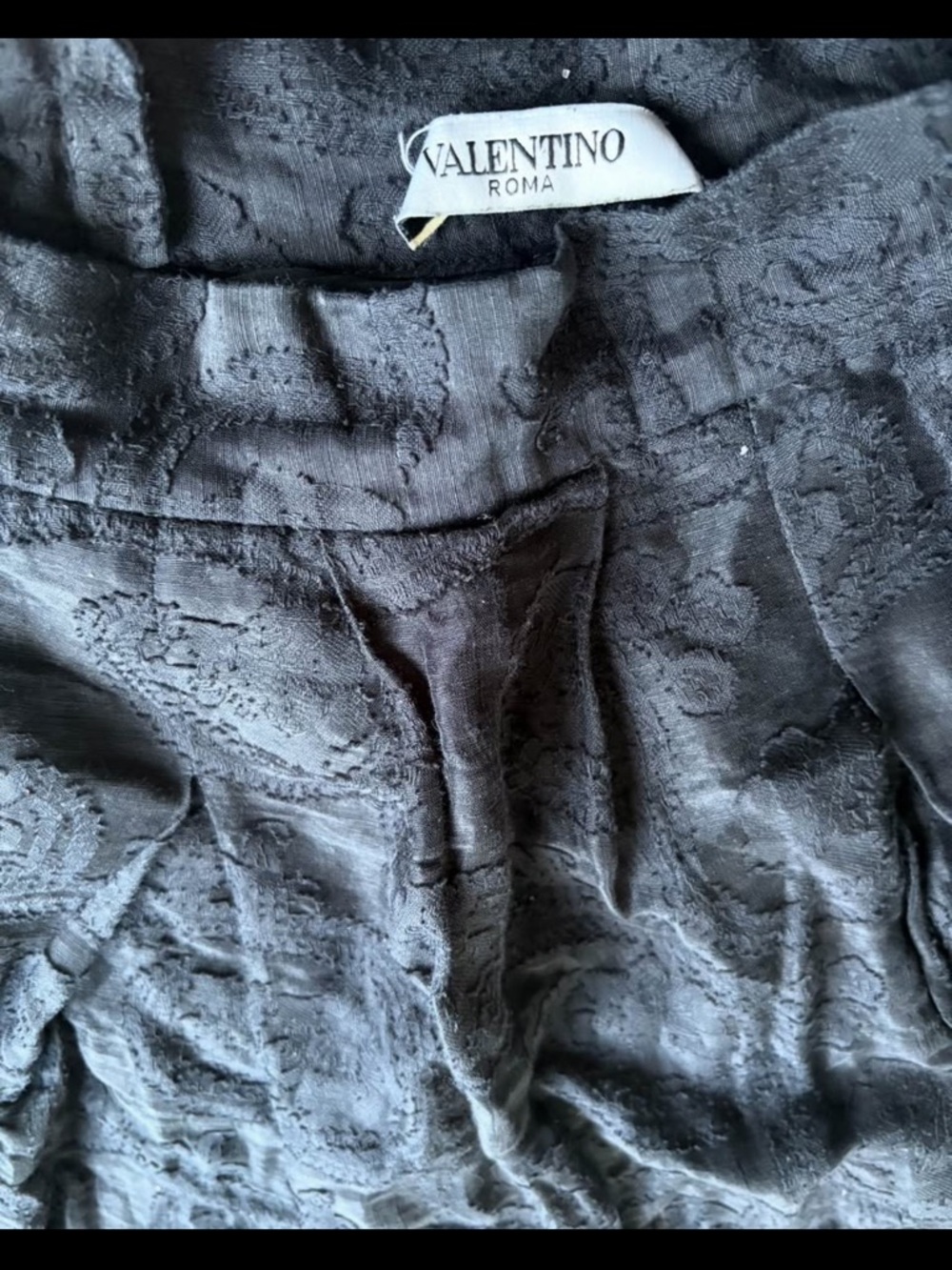 Valentino Silk Linen Skirt